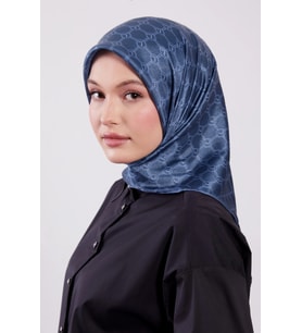 Levidor Kristal Eşarp D6 İndigo Mavi