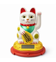 Northcity Güneş Enerjili Sallanan Şans Kedisi - Maneki Neko Alk4520 10x6 Cm