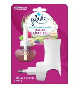 Glade Elektrikli Oda Kokusu Kit Bahar Çiçekleri 1 Ad Cihaz 1 Ad Yedek