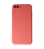 iPhone 7 Plus Kılıf First Silikon - Kiremit