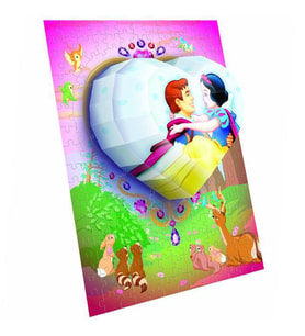 Mega Puzzles 125 Parça 3D Puzzle  D.Prenses Kalp