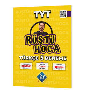 Kr Akademi Yayınları Tyt Türkçe Rüştü Hoca 5 Deneme