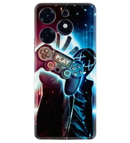 Tecno Spark 10 Pro Kılıf Silikon Desen Özel Seri Play Me 1757