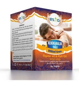 Esila Kekik ve Balık Yağlı Masaj Kremi 210 ML 1Adet