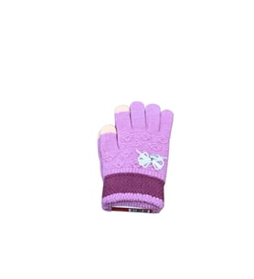 Kitti 9-15 Yaş Kız Çocuk Örme Eldiven K24240-01 Pembe
