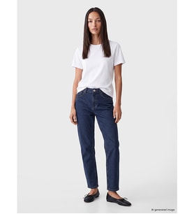LCWAIKIKI Classic İndigo Yüksek Bel Slim Fit Kadın Jean Pantolon