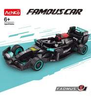 Lego Teknik Mercedes Yarış Arabası F1 Lego Araba Yapı Blok Oyuncak Araba - 237 Parça (Siyah)