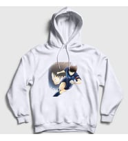 Presmono Unisex Beyaz Futbol Anime Kaptan Captain Tsubasa Kapüşonlu Sweatshirt 320911tt