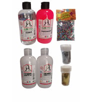 Slime Slaym Yapma Seti 250ml* 4 adet + Toz Sim 2 Adet + Köpük