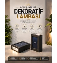 Bahçe Aydınlatması Solar Güneş Enerjili Dekoratik Led Işıklı Lamba