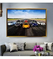 Altın Çerçeveli dekoratif tablo l97 (Gold)