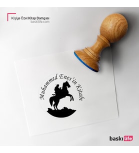 Kişiye Özel Kitap Damgası Kitap Mührü Kaşe Kitap Mühür Özel Damga 326