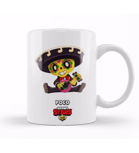 Brawl Stars Poco Kupa Bardak Porselen