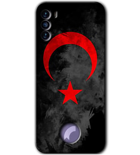 Reeder S19 Max Pro S Kılıf HD Desen Baskılı Arka Kapak - Black Ayyıldız