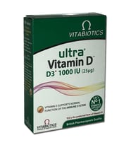 Vitabiotics Ultra Vitamin D D3 1000IU 96 Kapsül