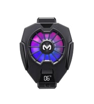 Hadron HDX4367 Radyatörlü Isı Göstergeli Rgb Işıklı Tablet Soğutucu Fan (Siyah)