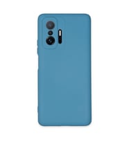 Xiaomi Mi 11t Pro Kılıf Nano İçi Kadife Silikon - Mavi