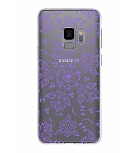 Samsung Galaxy S9 Kapak Nostalji Desen Tasarımlı Şeffaf Silikon Kılıf