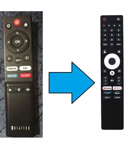 Dijitsu Smart Tv Kumandası-Resimde Sağdaki Gönderilir