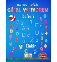 Dik Temel Harflerle Güzel Yazıyorum Defteri (Spiralli)