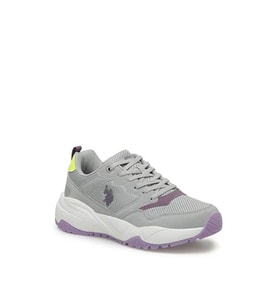 U.S. Polo Assn. SENSEI WMN 3PR Bağcıklı Phlon Taban Kadın Sneaker GRİ