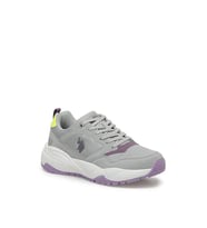 U.S. Polo Assn. SENSEI WMN 3PR Bağcıklı Phlon Taban Kadın Sneaker GRİ