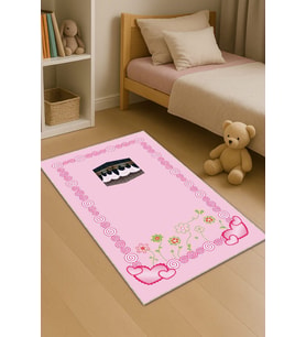 Pembe Kabe Temalı Kız Çocuk Seccadesi CS32