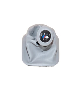 BMW E30 1983-1991 Topuzlu Vites K&ouml;r&uuml;ğ&uuml; 5 İleri Man Şanz Gri Suni Deri M 25111221510 Wender