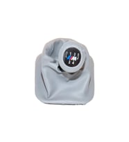 BMW E30 1983-1991 Topuzlu Vites K&ouml;r&uuml;ğ&uuml; 5 İleri Man Şanz Gri Suni Deri M 25111221510 Wender