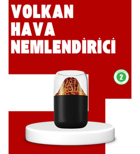 Northcity Volkanik LED Işıklı Ultrasonik Nemlendirici - Aromaterapi ve Nemlendirme Çözümü