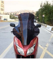 MOTOCAM Honda Forza 300 Ön Cam 2014-2017 Model 75cm Siyah Renkli 4mm