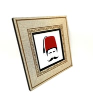 Osmanlı Erkek ikon Baskılı MDF Tablo
