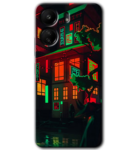 Xiaomi Redmi 13C Kılıf HD Desen Baskılı Kılıf - China Street