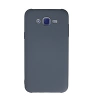 Samsung Galaxy J7 Kılıf Nano İçi Kadife Silikon - Gri
