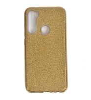 Xiaomi Redmi Note 8 Kılıf Simli Parlak Shining Kapak (Gold)