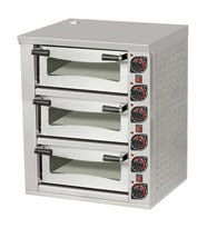 Omake FPZ01.E31 U50 Elektrikli 3 Katlı Pizza Fırını 62x62