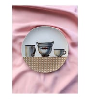 Hazeran Doğal Rafya Bohem Rattan Duvar Tabağı Bahçe Balkon Mutfak Salon Duvar Süsü No:109