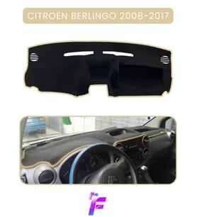 CITROEN BERLİNGO (2008-2017) Torpido Örtüsü Güneşten Korur Kolay Montaj Tam Uyum TA43