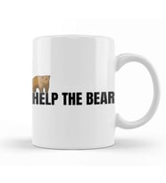HELP THE BEAR Kupa Bardak Porselen