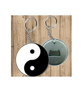 Yin Yang Sembolü Anahtarlık - Açacaklı Anahtarlık