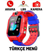 Çocuk Ve Yetişkin Sim Kartlı Ortam Dinleme Özellikli Kameralı Gps Konum Arama Yapan- Smart Kids Watch – KIRMIZI