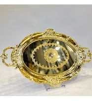 OVAL EPOKSİ CAMLI TEPSİ GAGA-811