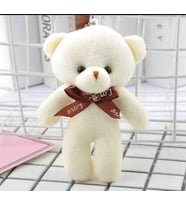 Wolawood Peluş Ayıcık Anahtarlık – Yumoş Mini Sevimli Çanta Süsü, Tatlı ve Şirin Aksesuar, Yumuşak Peluş Oyuncak Anahtarlık Hediyelik
