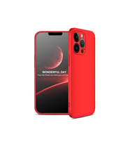 Apple iPhone 13 Pro Uyumlu Kılıf Zore Ays Kapak (Kırmızı)