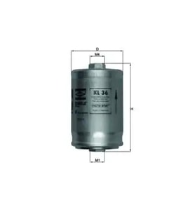 MAHLE KL36 Yakit Filtresi 441201511C AK11LA