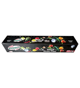 Point Şeffaf Mutfak Rulo Streç Film Folyo - 45 Cm. x 250 Metre - Gıdaya Uygun - 1 Paket