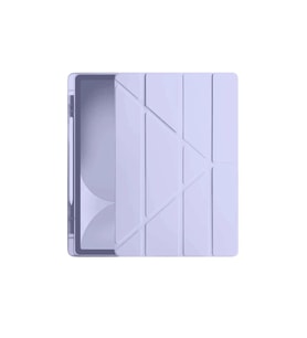 Apple İpad Pro 11 (2024) Kılıf Kalemlikli Hugo Tablet Kılıfı - Lila