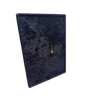 Dikine Süet Kumaş Siyah 34-24 Cm Ayaklı 20 Pedli Kolye Tabla Stand