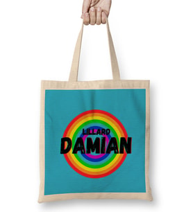 Damian Lillard - Basketball gifts Vintage Retro Rainbow Quotes For BOYS AND Dad Bez Çanta Uzun Saplı