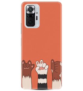 Xiaomi Redmi Note 10s Kılıf Resimli Desenli Silikon Platinium Series Three Hand 1818